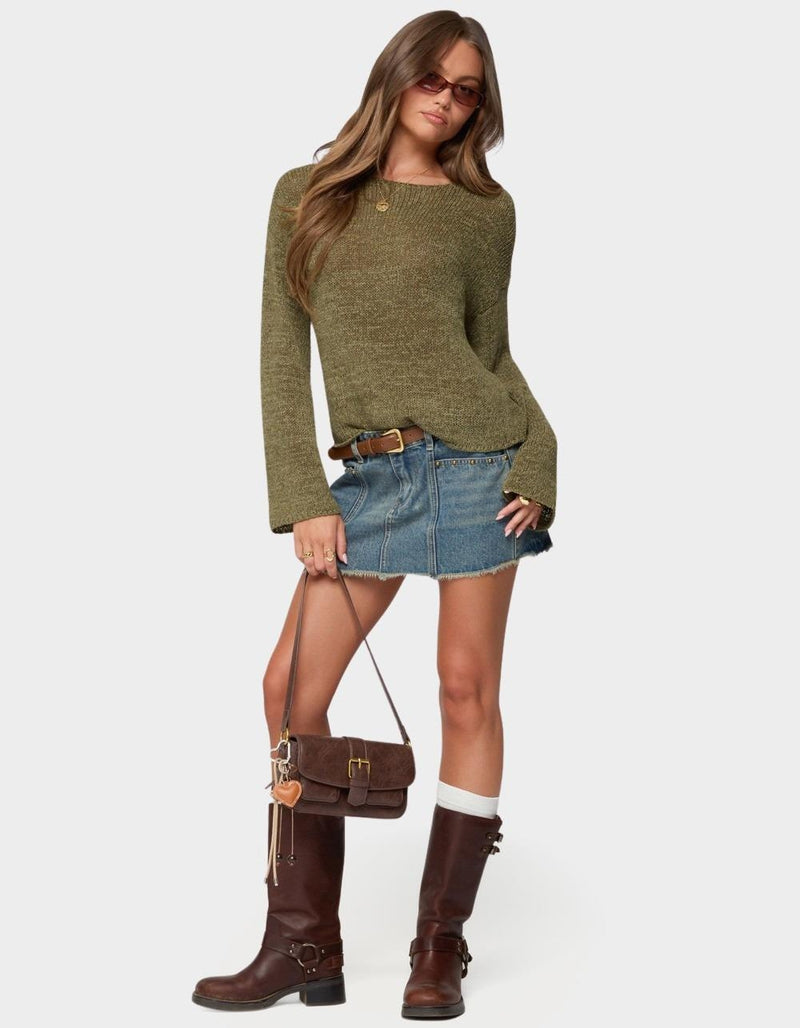 Drop Shoulder Light Sweater