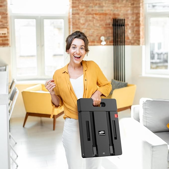 SPACEKEEPER Folding Trolley, 500-pound Heavy Duty Luggage Cart