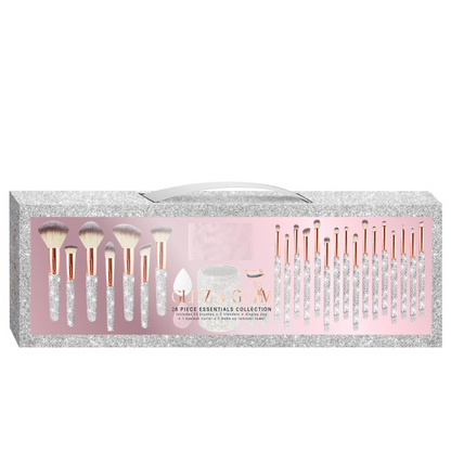 CHAMPAGNE 26pc Essentials Collection Brush Set
