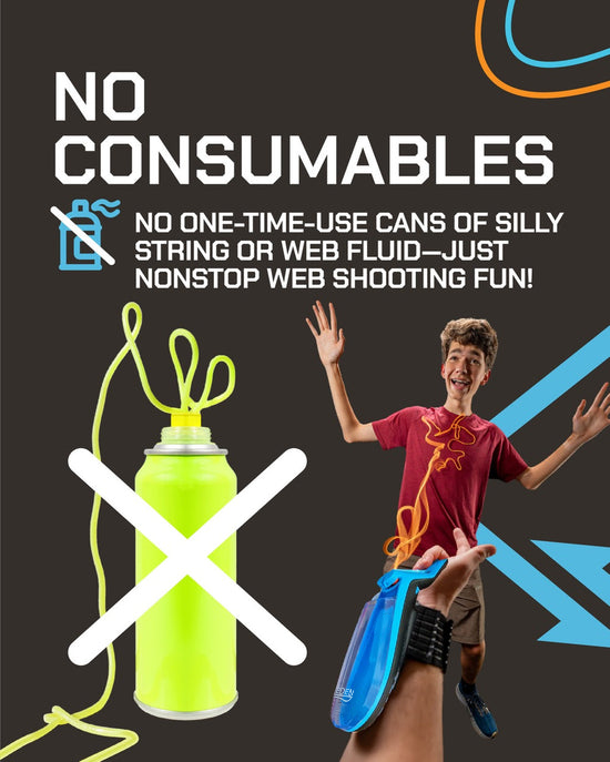 🔥 Black Friday Limited-Time Offer” 🔥World's First String Launching Webshooter that Glows-In-the-Dark - Perfect Holiday Gift