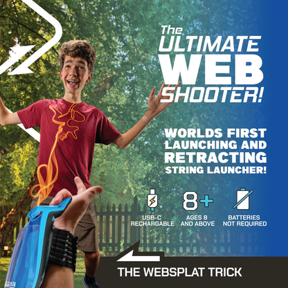 🔥 Black Friday Limited-Time Offer” 🔥World's First String Launching Webshooter that Glows-In-the-Dark - Perfect Holiday Gift