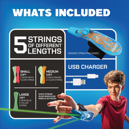 🔥 Black Friday Limited-Time Offer” 🔥World's First String Launching Webshooter that Glows-In-the-Dark - Perfect Holiday Gift