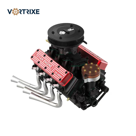 VORTRIXE & TOYAN V8 Engine 28cc OHV Gas Engine Model