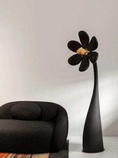 Creative Resin Sunflower Art Floor Lamp