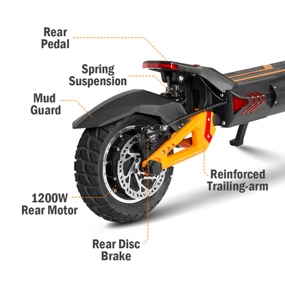 Multi-functional electric scooter Can be off-road | 65KM/H Max Speed