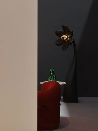 Creative Resin Sunflower Art Floor Lamp