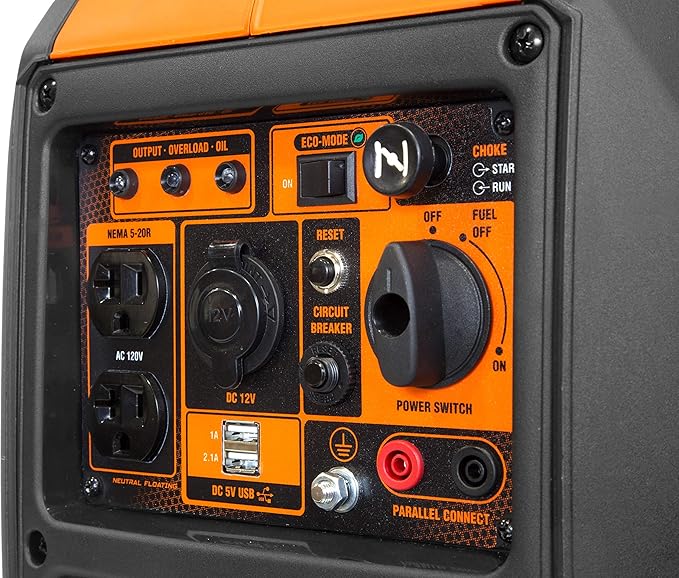 WEN Ultra-Quiet 2350 Watt Portable Inverter Generator