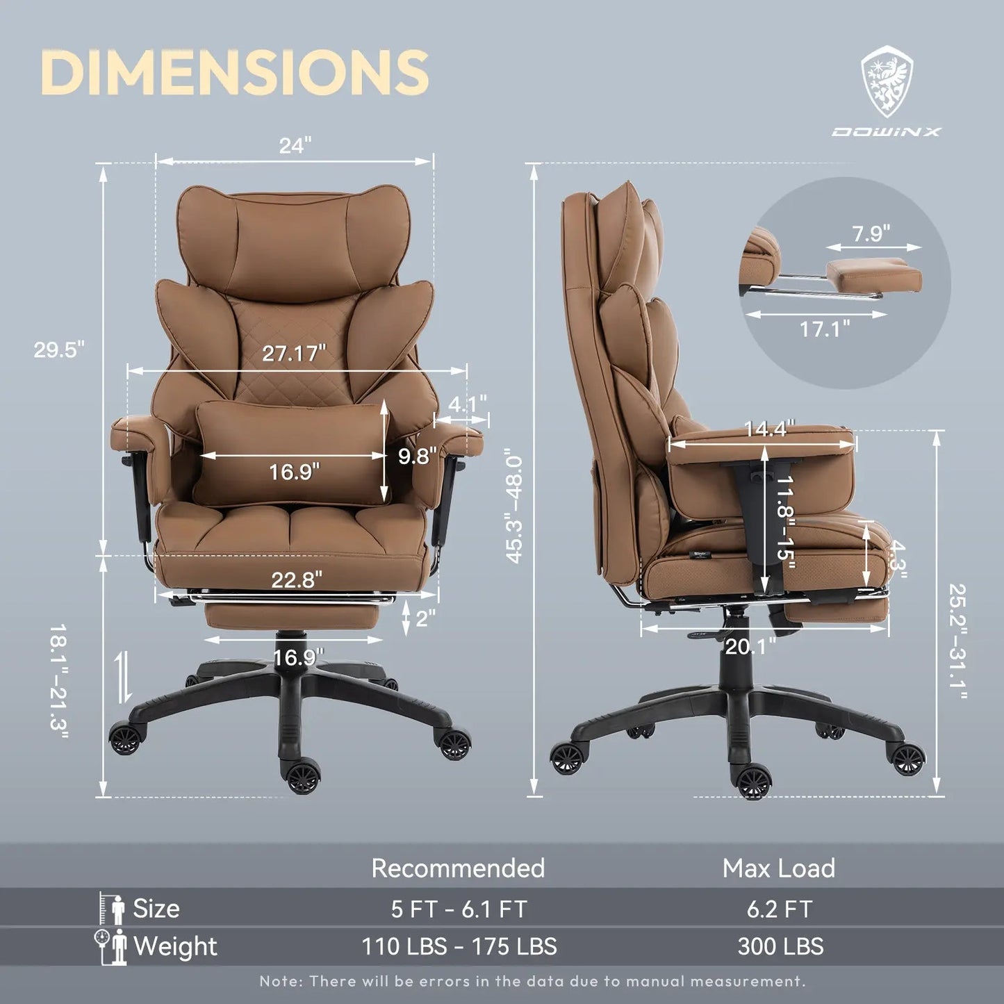 Magellax™ Office Chair with Pocket Spring Cushion