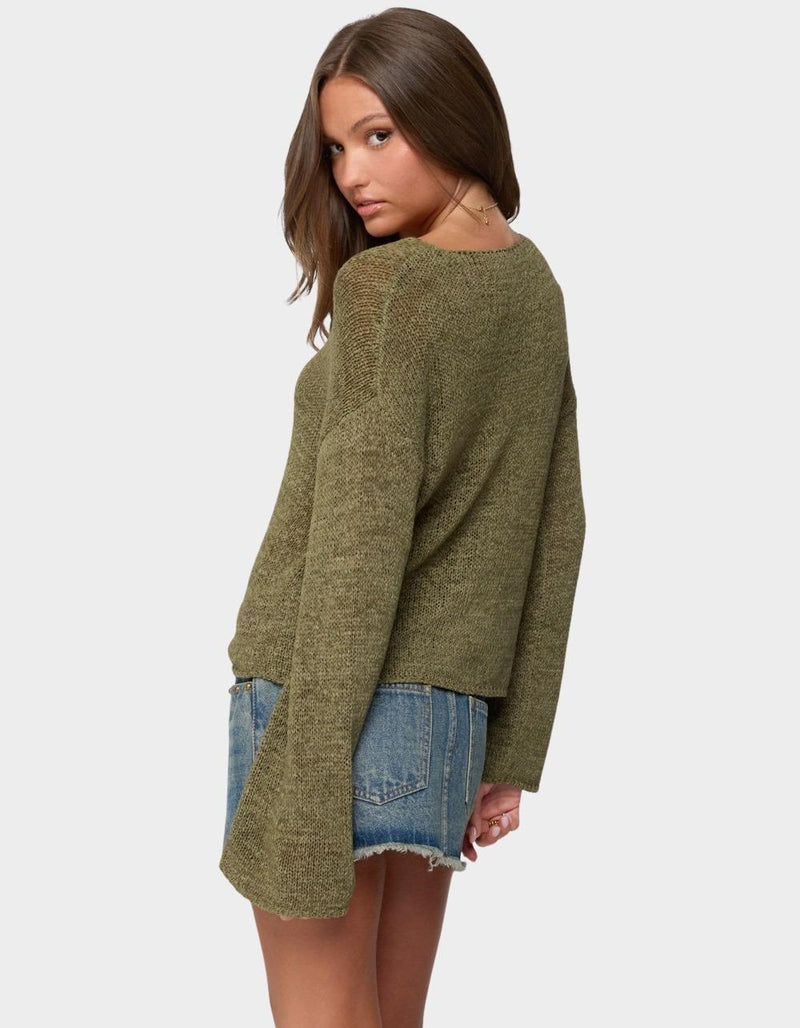 Drop Shoulder Light Sweater