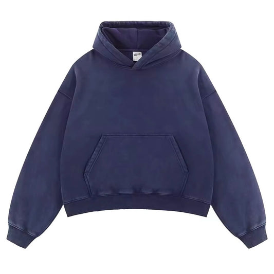 Blue Edit Boxy Hoodie