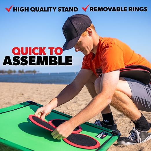 Golf Ping Pong - A backyard golf game with 16 chip shots and mats.