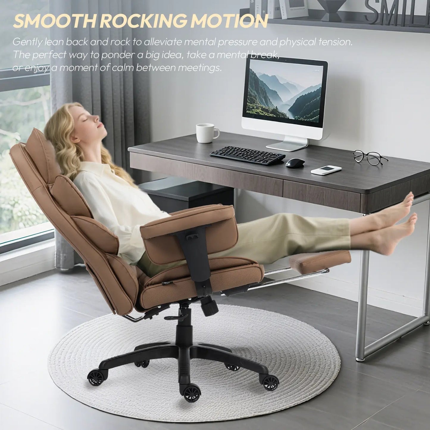 Magellax™ Office Chair with Pocket Spring Cushion