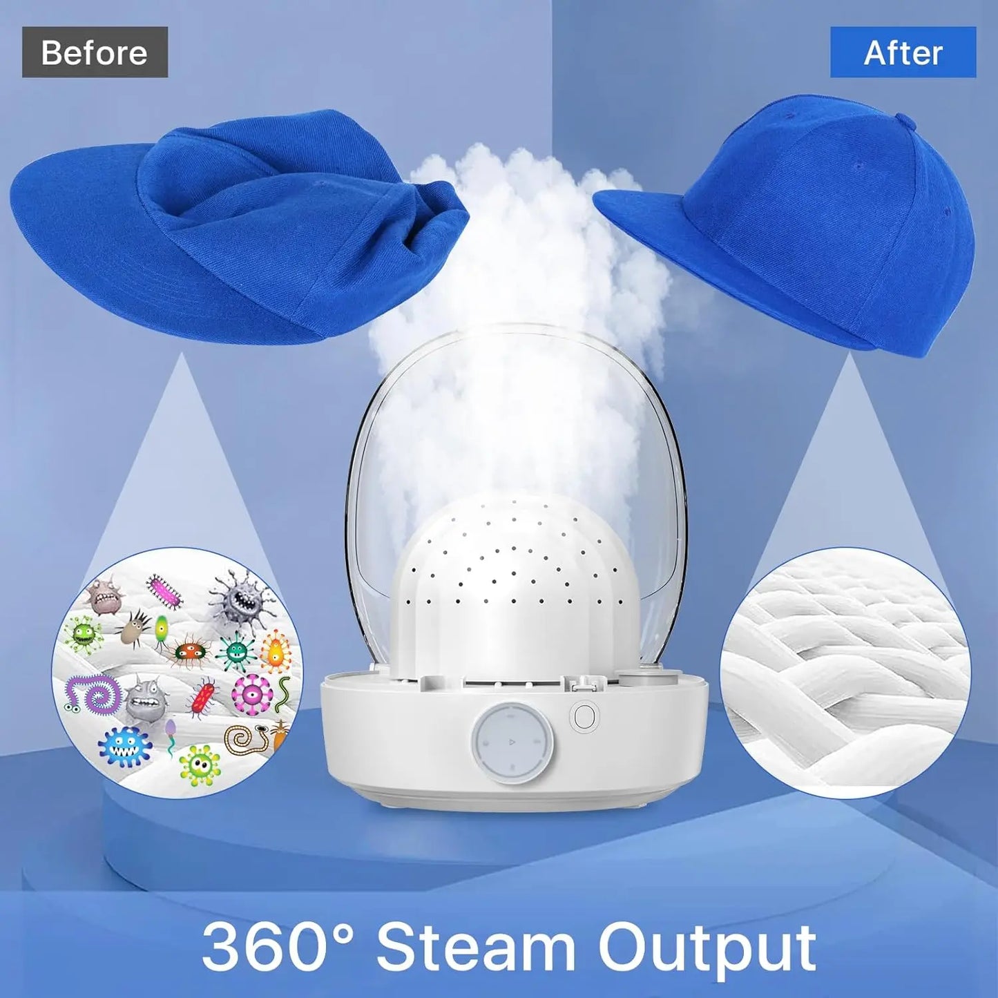 Automatic cap washing machine