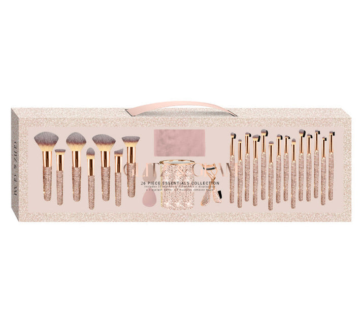 CHAMPAGNE 26pc Essentials Collection Brush Set