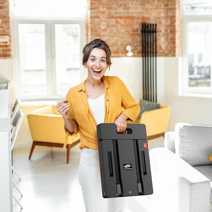 SPACEKEEPER Folding Trolley, 500-pound Heavy Duty Luggage Cart