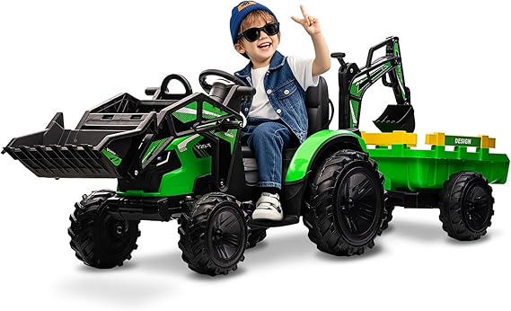 3-in-1 electric toy car for older children, 24V, suitable for older kids.