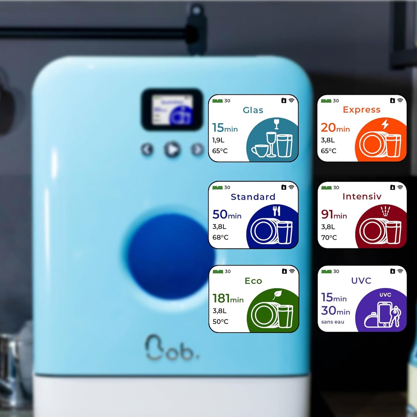 Bob Dishwasher - Portable Dishwasher - No Installation Required