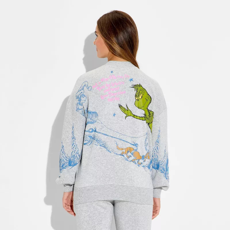 The  Grinch Graphic Sweatshirt & Pants Set