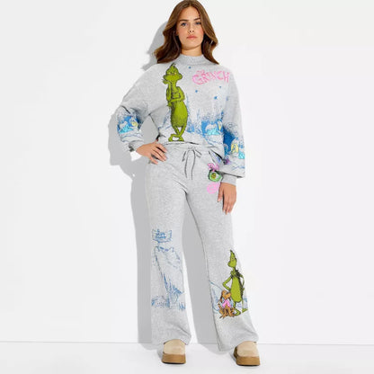 The  Grinch Graphic Sweatshirt & Pants Set