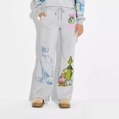 The  Grinch Graphic Sweatshirt & Pants Set