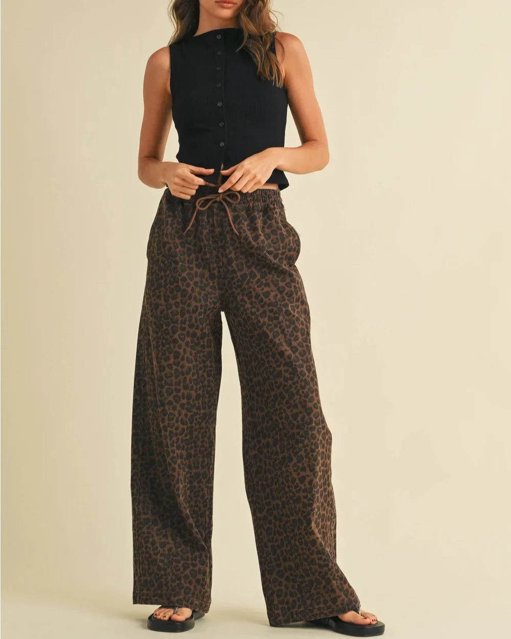 Unisex Boxy Leopard Hoodie & Pant Set