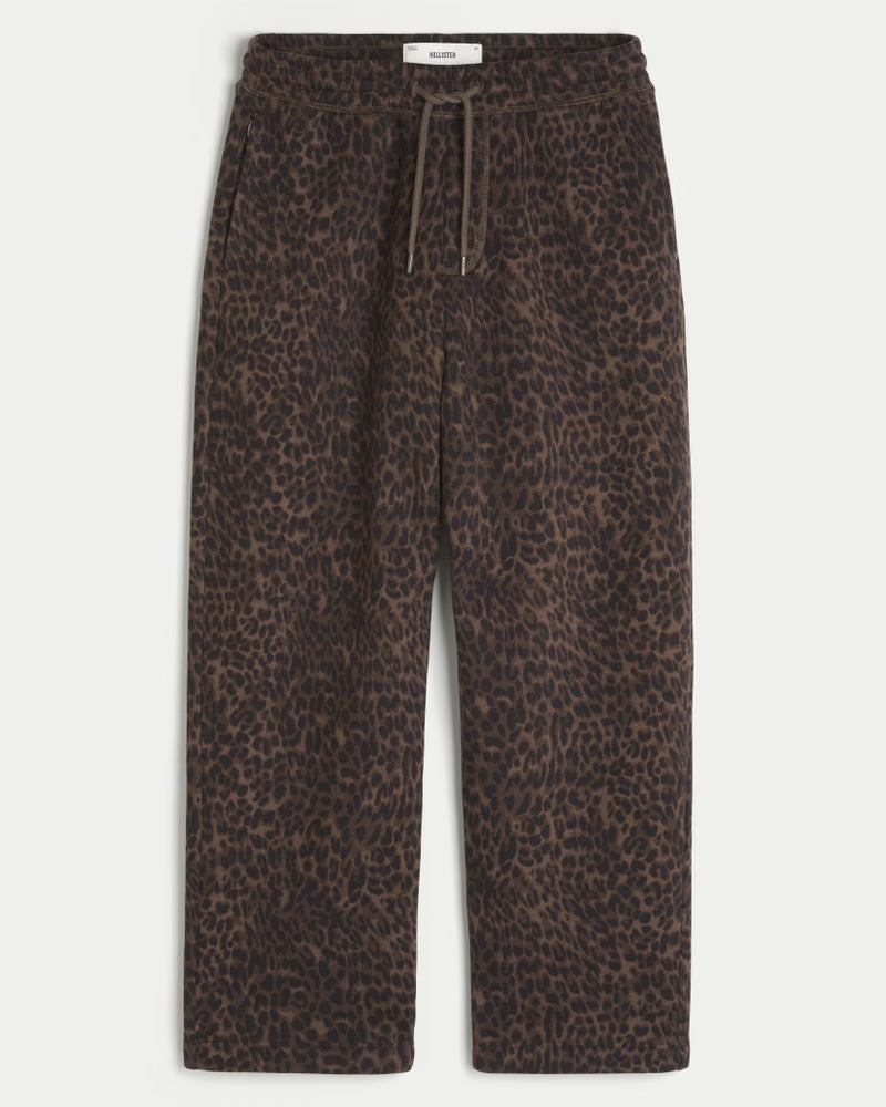 Unisex Boxy Leopard Hoodie & Pant Set
