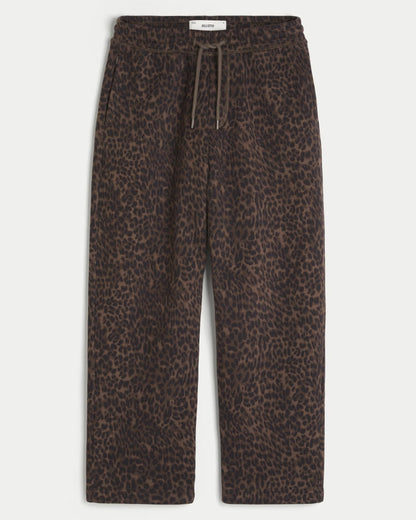 Unisex Boxy Leopard Hoodie & Pant Set