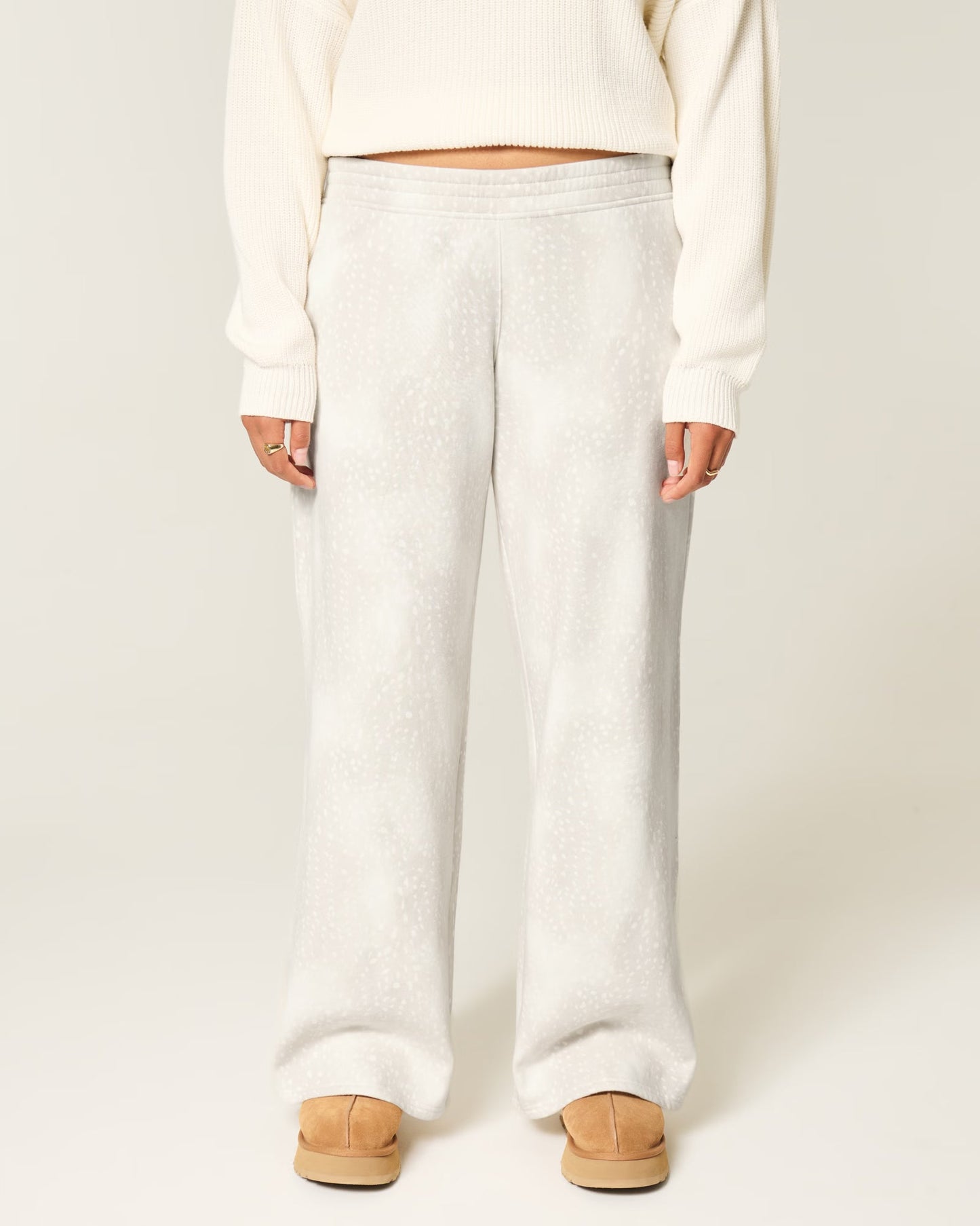 Oversized Doe Print Hoodie