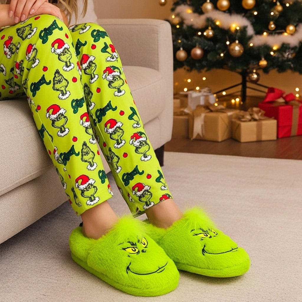 The Grinch Christmas Pajama & Slippers