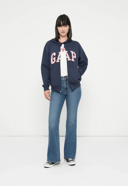 Relaxed Gap Logo Zip Hoodie