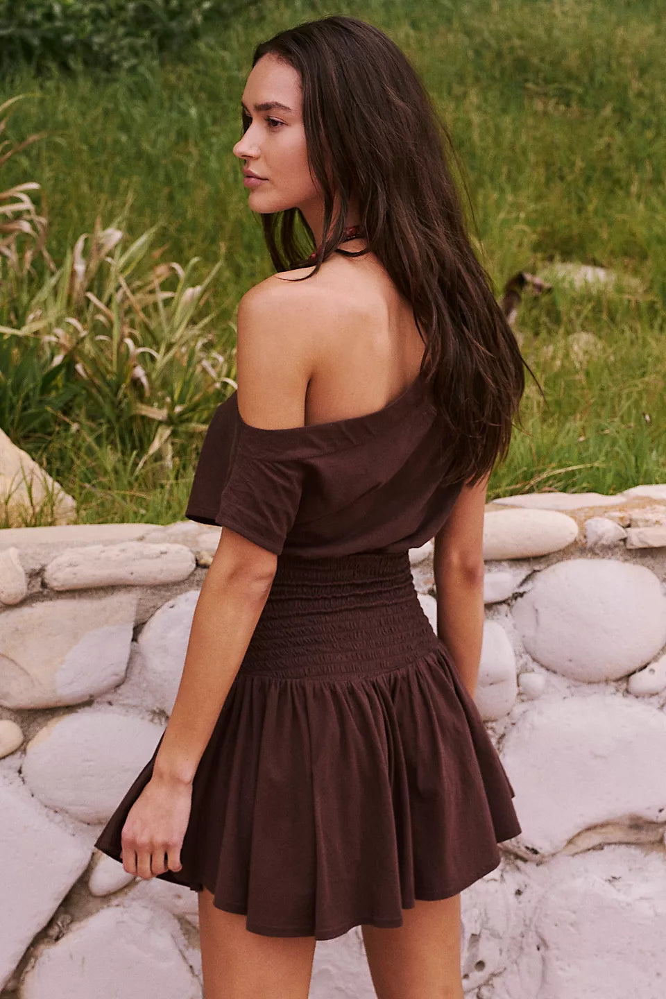 Sienna Smocked Mini Dress