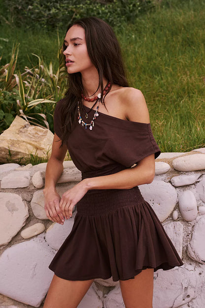 Sienna Smocked Mini Dress