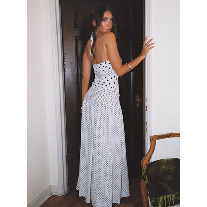 Marguerite Halter Maxi Dress