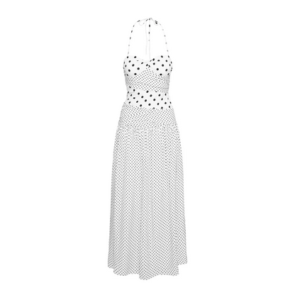 Marguerite Halter Maxi Dress